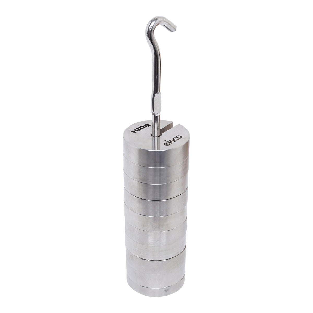 Set of Slotted Masses and Hanger, Stainless Steel Set of Slotted Masses and Hanger, Stainless Steel