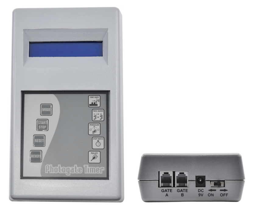 20 Piece Complete Photogate System Kit - For Use in Accurate Timing & Various Experiments - With Interrupter Plates & Activity Guide - Eisco Labs