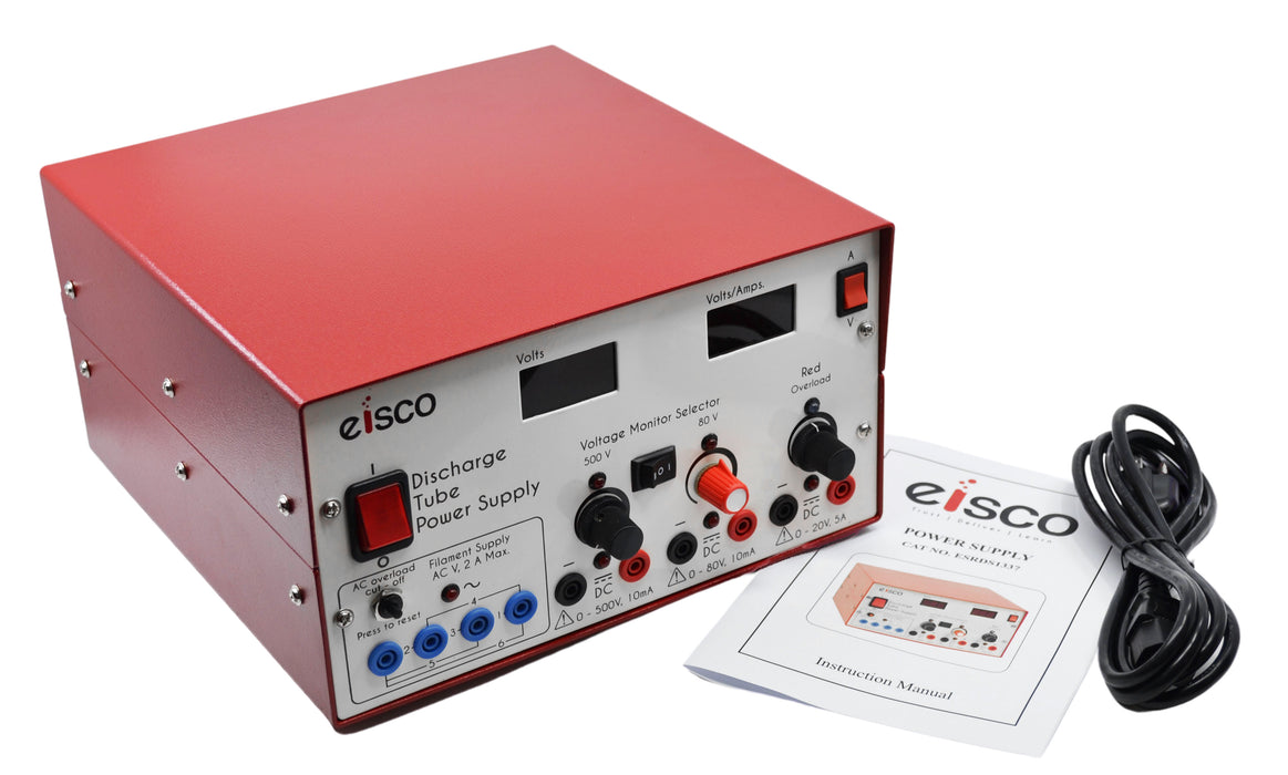 Power Supply, 11 Inch - Digital - Premium Quality - AC/DC - With Overload Protection - Eisco Labs