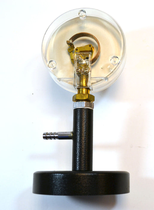 Eisco Labs Bourdon Gauge (Range: 0-2.5 kg/cm2 and 0-35 psi) (0.340in diameter nipple)