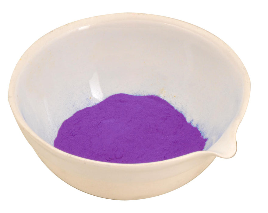 40mL capacity, Round Evaporating Dish with Spout - Porcelain - 2.4" Outer Diameter, 0.9" Tall