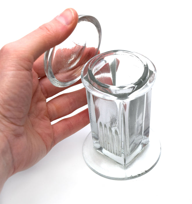 Coplin Staining Jar, Fits up to five 76x25mm slides, 4.25" Tall - Eisco labs