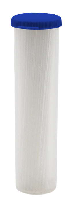 100PK Microhematocrit Capillary Tubes, 100mm - 13mm ID - Open Both Ends - Borosilicate 3.3 Glass - Non-Heparinized