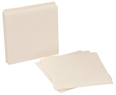 Eisco Labs Chromatography Filter Paper Sheet 25cm x 25cm (9.84" x 9.84") Pack of 100