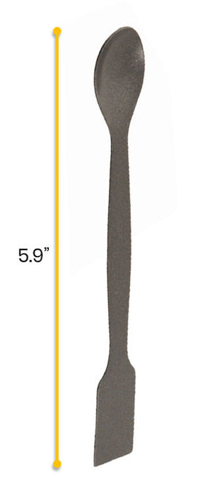 6PK Scoops with Spatula, 5.9" - Teflon Coated Stainless Steel