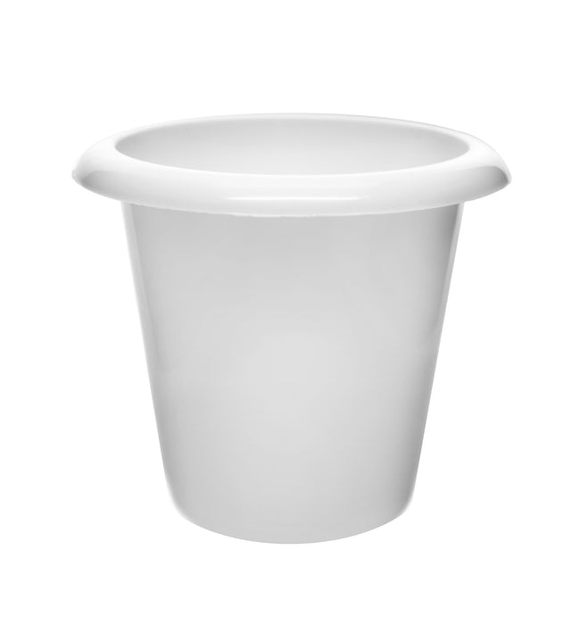 Plant Nursery Pot, 4.5" Tall - Polypropylene - Downward Extended Rim - Drillable Drain Holes