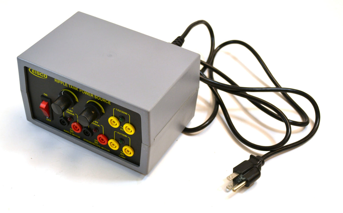AC/DC Power Supply Controller for Eisco Ripple Tank PH0767A - 2 Variable DC Outputs 0-6V, 2 Fixed AC Outputs 6V/10W & 12V/20W