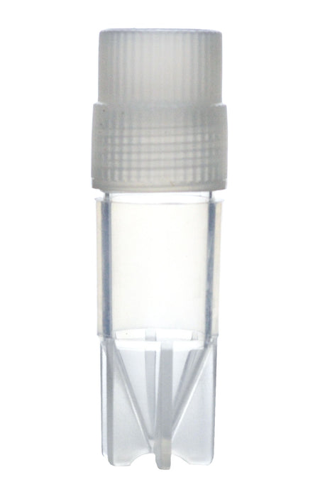 Plastic Storage Vials, 1mL, 500/PK - Polypropylene - Screw Cap