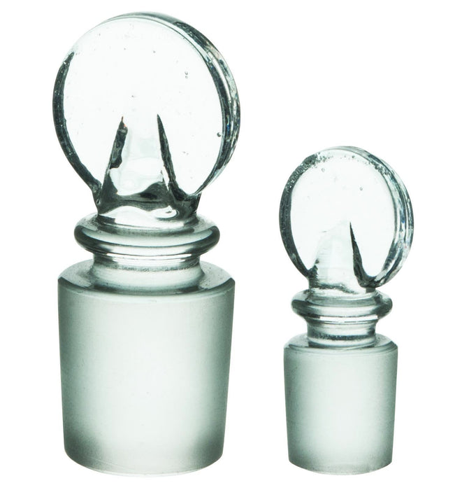 Stopper, 29/32 - Penny Head, Solid Cone - Borosilicate Glass - Eisco Labs