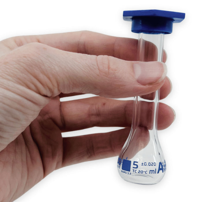 Graduate Flask Eisco Labs - 5mL Class A Volumetric Flask with Snap Cap, Graduation, A