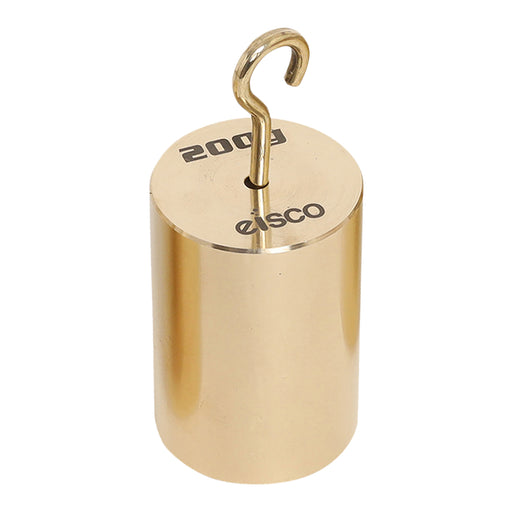 Double Hooked Weight Brass 200 grams (0.44 Lbs.) Eisco Labs