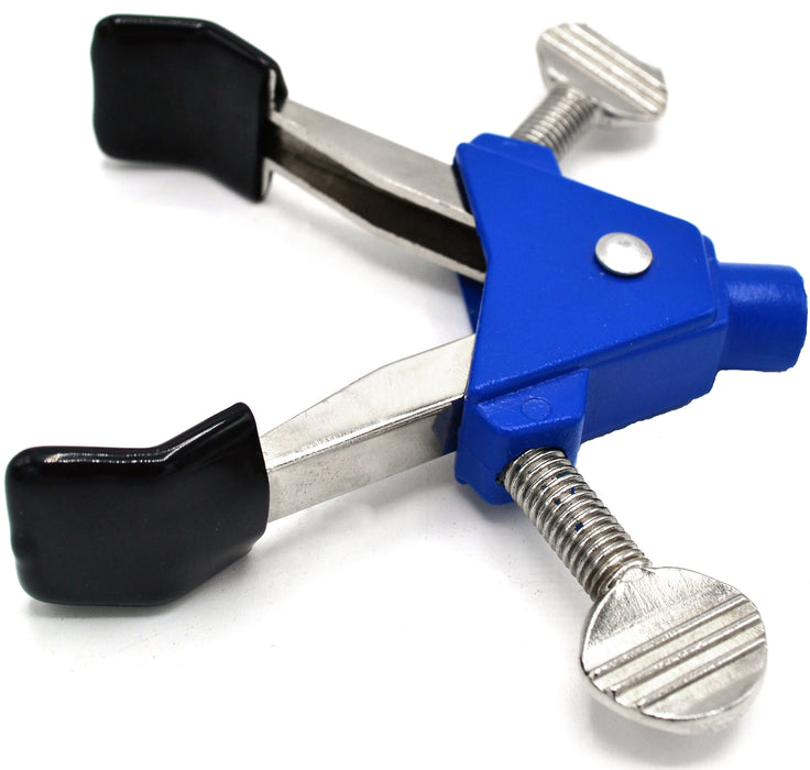 2 Finger Spring Loaded Clamp, Swivel Bosshead - 2.75" Max Opening