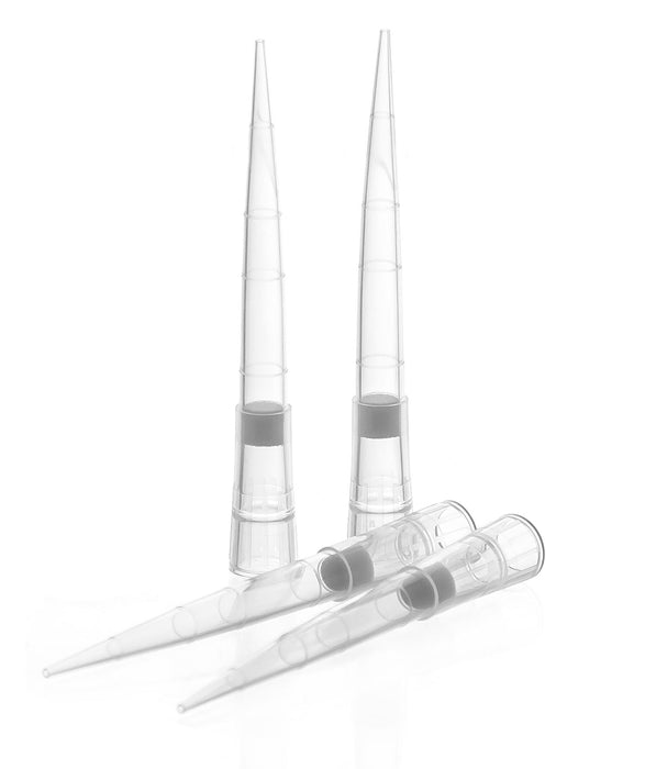 Filtered Micropipette Tips, 200µl - 1000PK - Hydrophobic, Polyethylene Filtered Tips - Non-Sterile, Autoclavable - Eisco Labs