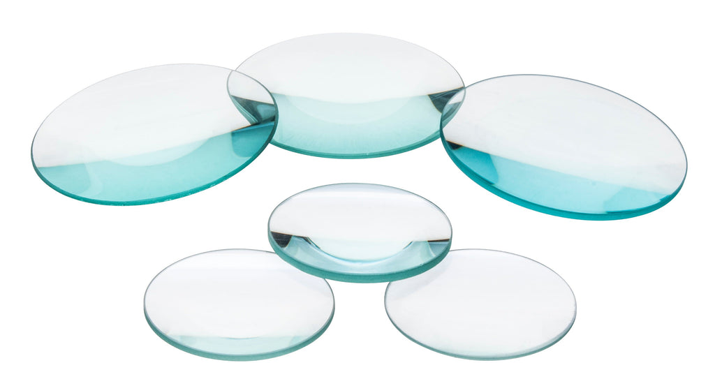 PATIKIL Lentille Double Convexe 300mm Focale - 100mm Diamètre Verre Optique Pour Expériences Physique