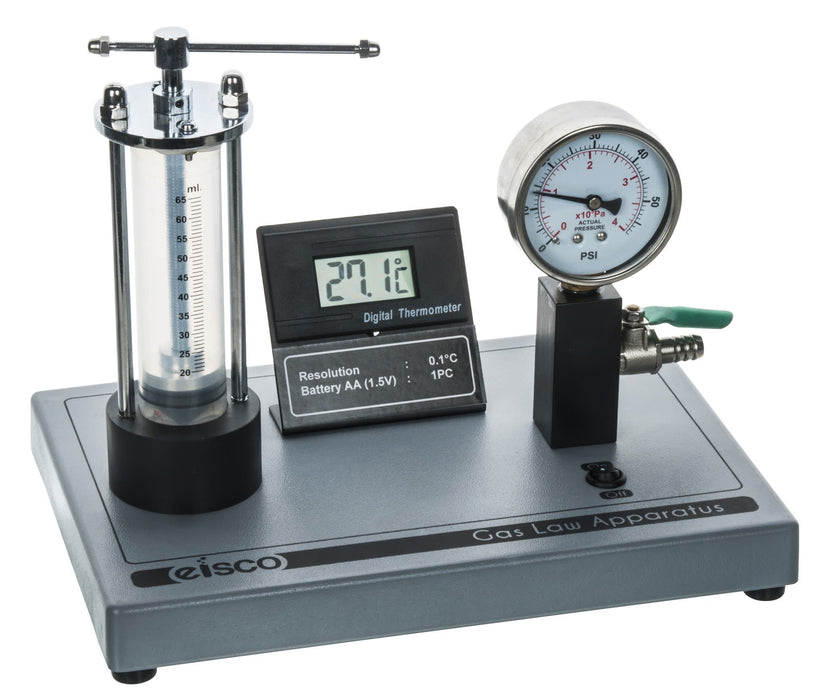 Eisco Labs Boyle's Law Apparatus for Visual Study of Air Pressure and Volume of Gas