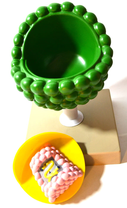 Eisco Labs Model of AIDS Virus; Greatly Magnified; 2 Parts; On stand