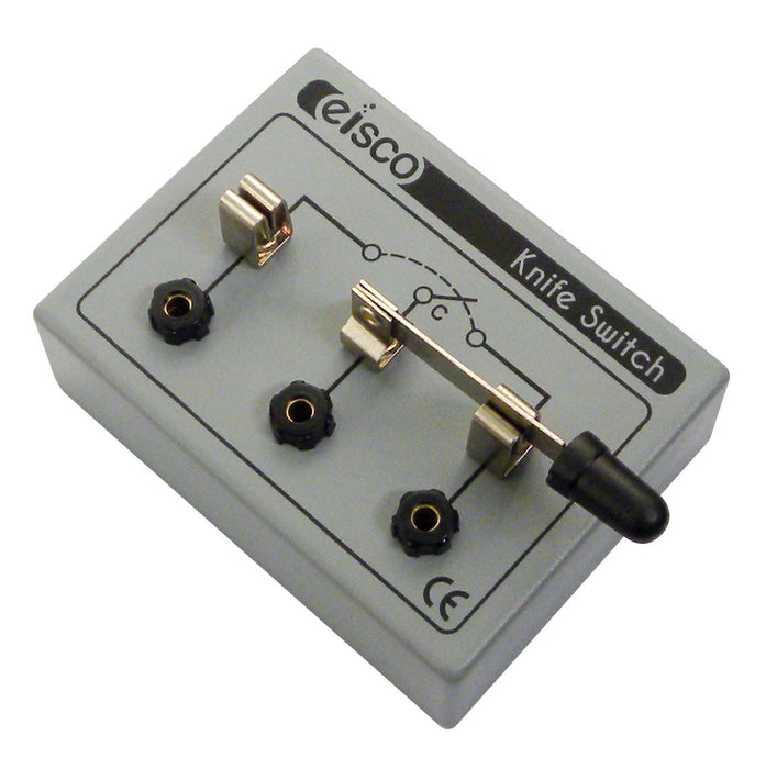 Knife Switch Demonstration on Base with 4mm terminals - Eisco Labs