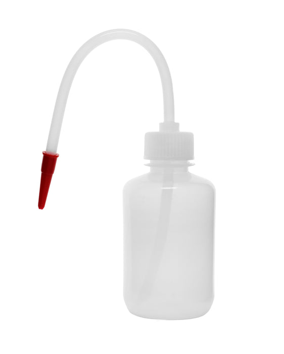 Economy Wash Bottle, 125ml - Polyethylene - Flexible Delivery Tube