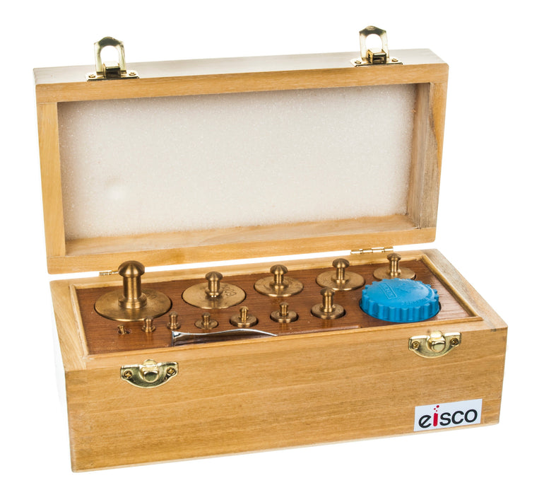 Balance Weights - AW, Polished Brass, 1mg to 2000gm
