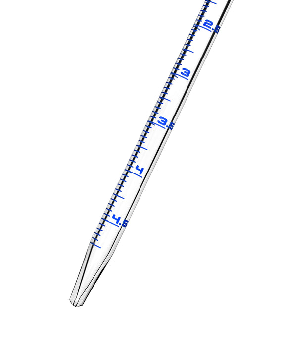 Serological Pipette, 5ml - Class B, Tolerance ±0.050ml  - Borosilicate 3.3 Glass