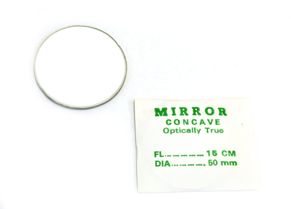 Concave Mirror 50mm dia., 150mm Focal Length - Eisco Labs