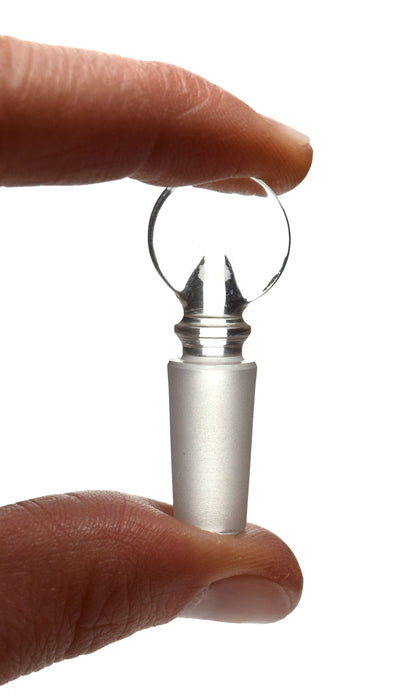 Stopper, 10/19 - Penny Head, Solid Cone - Borosilicate Glass - Eisco Labs