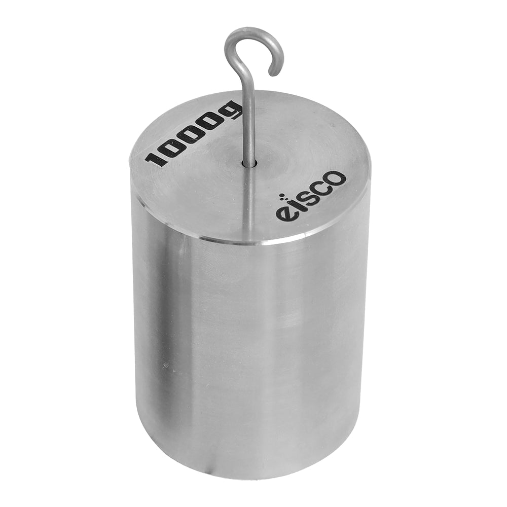 Double Hooked Weight Stainless Steel 1000 grams (2.20 Lbs.) Eisco Labs