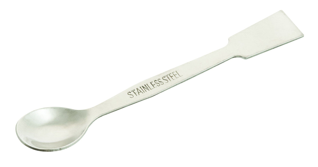 Scoop with Spatula, 4.9" - Stainless Steel, Polished