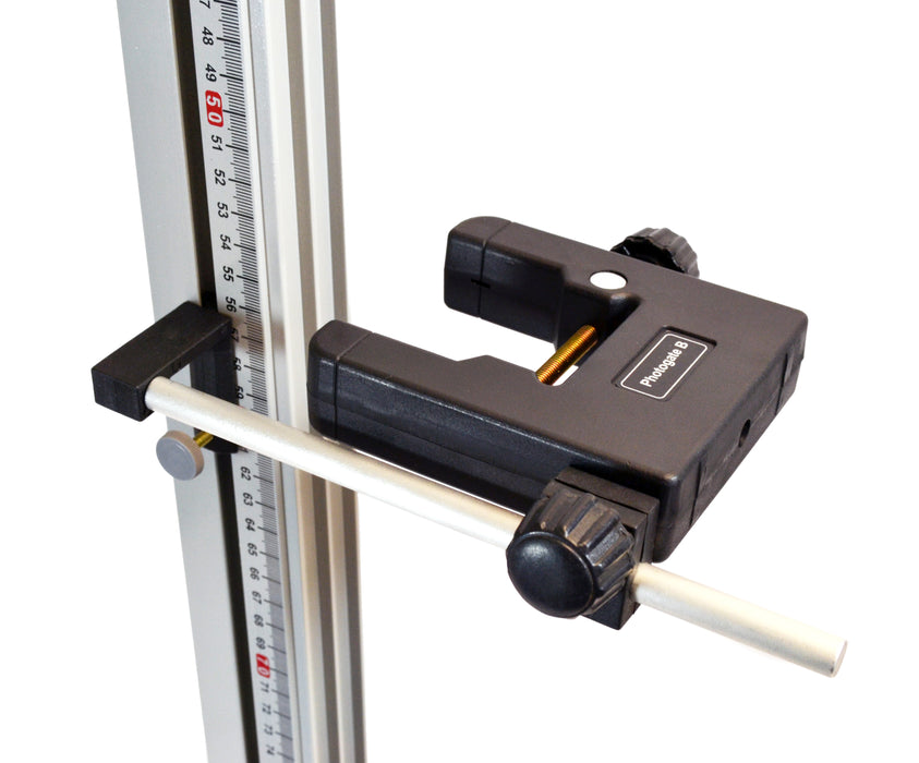 Free Fall Apparatus, Advanced 'G' Kit - Ideal for Studying Acceleration by Gravity - Aluminum Extrusion Column with Scale, Electromagnet, Rods and Clamps - Eisco Labs