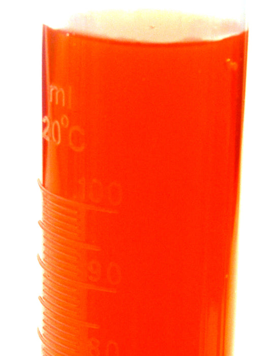 (Discontinued) Graduated Cylinder, 100mL - Class B - Round Base - Raised Graduations - Polypropylene Plastic