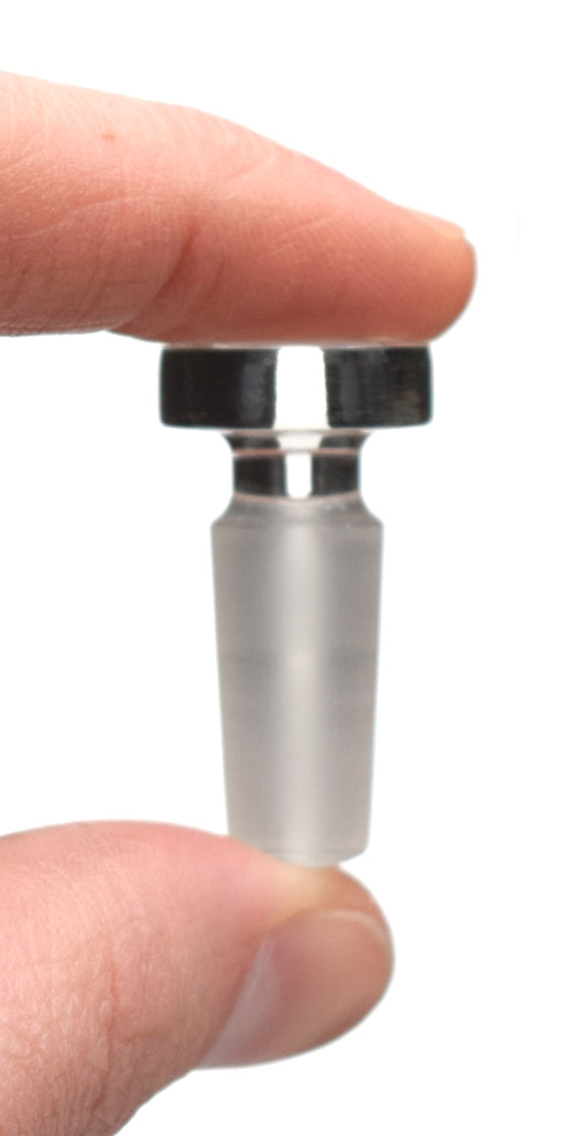 Stopper, 10/19 - Flat Head, Solid Cone - Borosilicate Glass - Eisco Labs