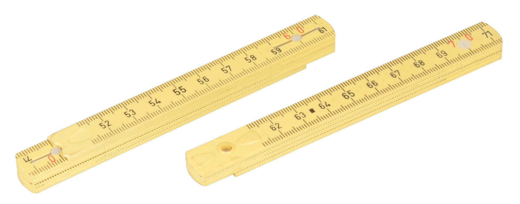 Folding Ruler, Meter Hardwood, Millimeters Inches Eisco Labs (Di