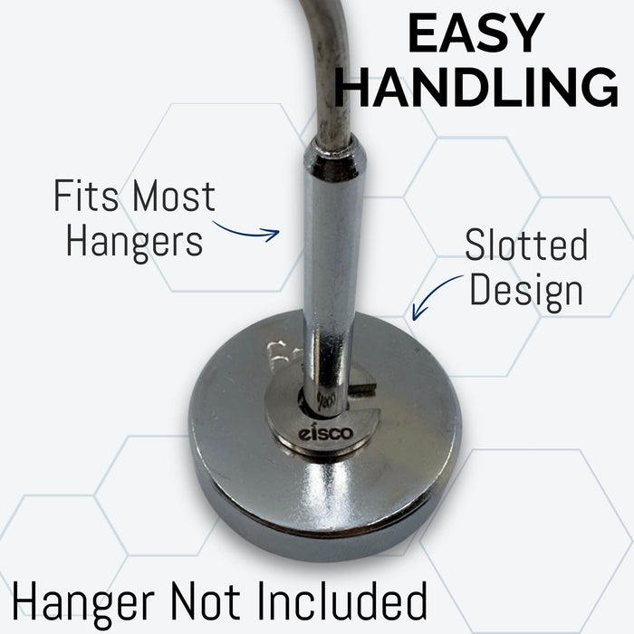Eisco Labs - Spare 2g Slotted Mass – Stainless Steel, Precision Weight with 1.5cm Outer Diameter, Slotted Design for Lab & Physics Experiments, Single Pack
