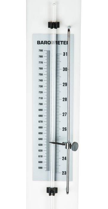 Syphon Barometer - 41" Long, 3.5" Wide - Celsius and Fahrenheit Temperature Graduations - Eisco Labs