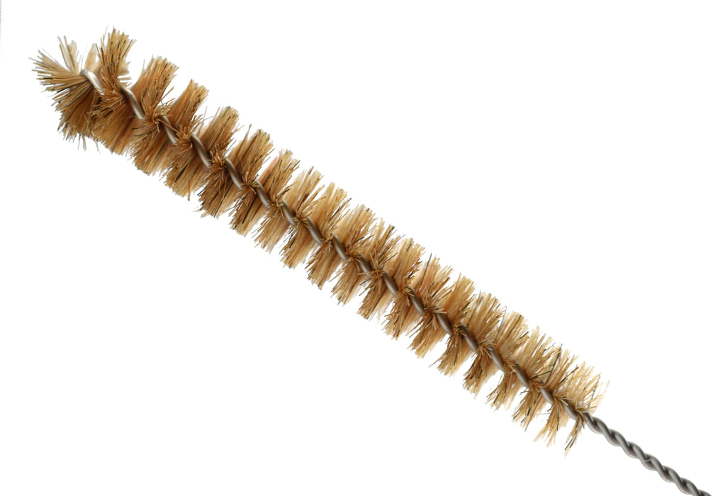 Semi Micro Bristle Test Tube Cleaning Brush, 7.5" Length, 0.5" Diameter