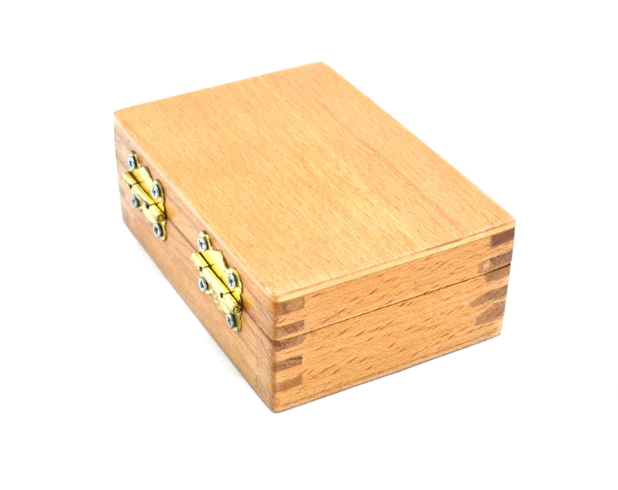 Wooden Slide Box for 12 Slides with Latch, Fits 75x25mm Slides - Eisco Labs