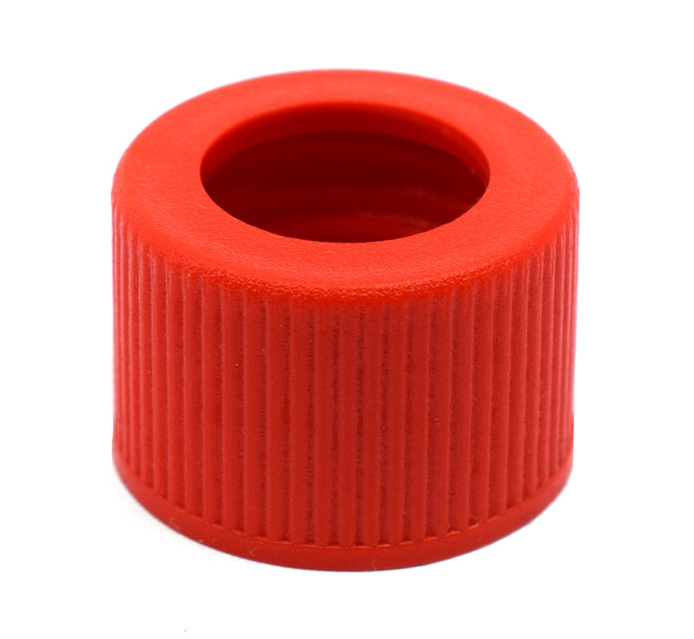 Threaded Screw Cap, Open - Joint Size 14/23 - Plastic, Red Color - Spare / Additional Part - Eisco Labs