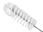 12PK Nylon Cleaning Brushes, 12.25" - Fan Shaped End - 1.5" Diameter