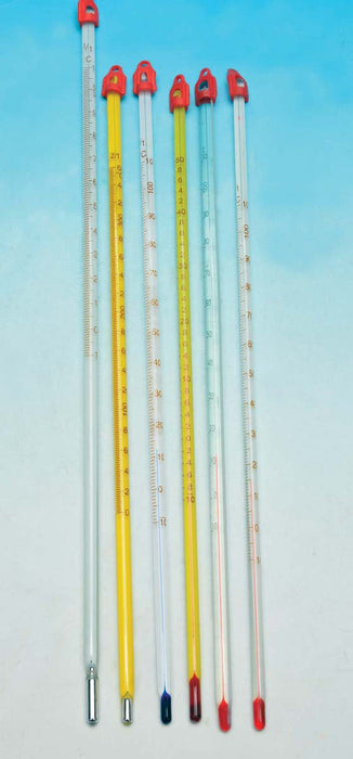 Thermometer - Red / Blue Spirit Filled, -10 to 110Â°C