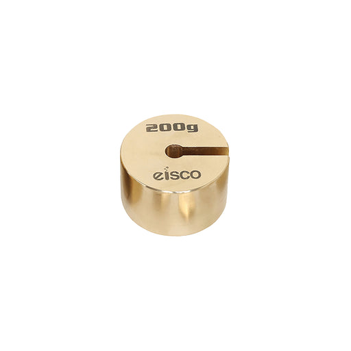 Eisco Labs Brass 200 gram Slotted weight ( Spare / replacement )