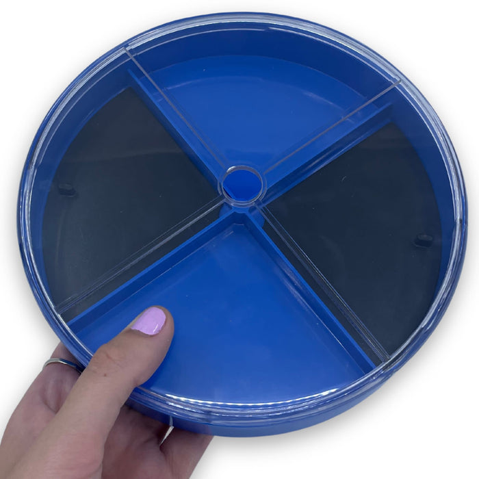 Eisco Labs - Choice Chamber 180x35mm - 4-Compartment Behavior Experiment Tool with Transparent Lid for Biology Studies, Classroom Demos, and Scientific Observations - Durable Educational Lab Equipment