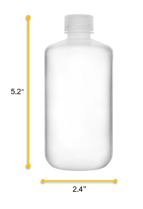 Reagent Bottle, 250ml - Narrow Mouth, Screw Cap - Polypropylene