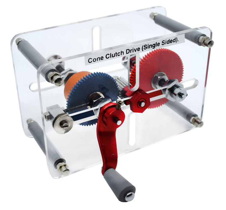 Cone Clutch Drive, Mechanical Demonstration Set - Single Sided - Eisco Labs