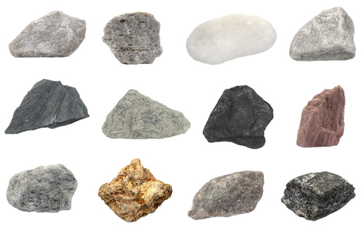 Introduction to Metamorphic Rocks  Kit, 12 Specimens - Includes Storage Box and Identification Card