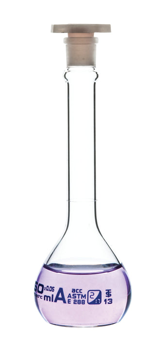 Volumetric Flask, 100ml - Class A, ASTM - Polypropylene Stopper