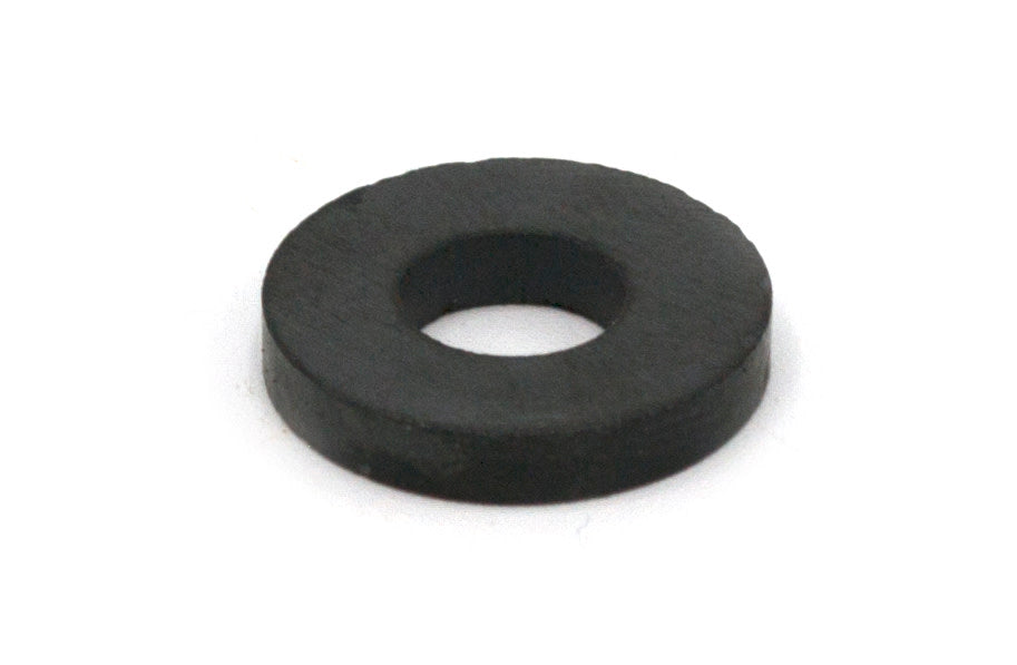 Ceramic Ring Magnet, 0.66" (18mm) OD, 0.27" (8mm) ID, 3mm thickness - Eisco Labs