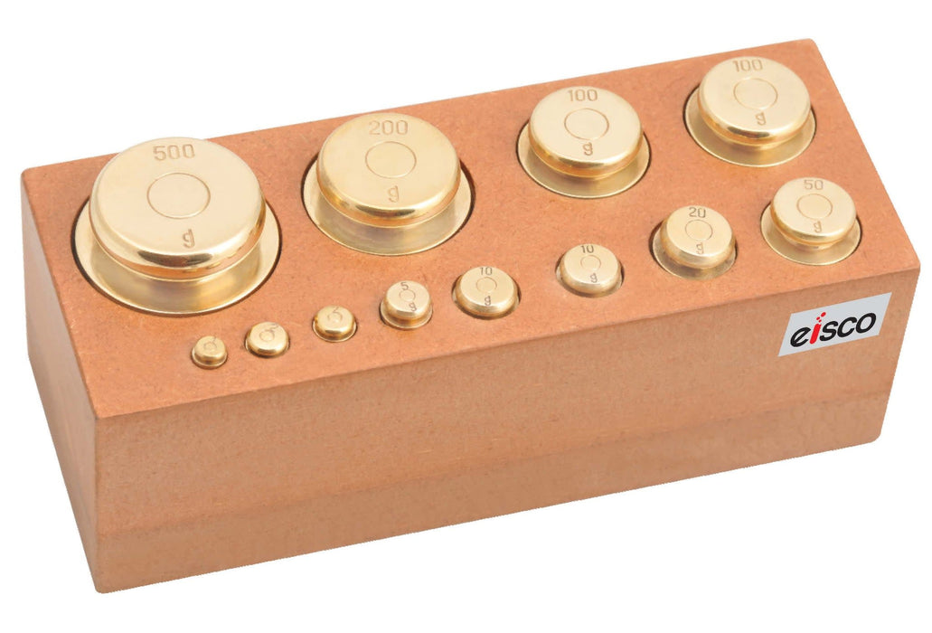 Balance Weight, 1000g - PW, Polished Brass - Eisco Labs