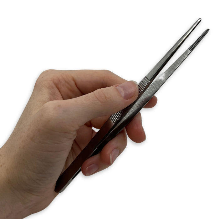 Forceps Micro Lab Eisco Labs - 6 Inch Stainless Steel Forceps - Precision Tweezers, Labo