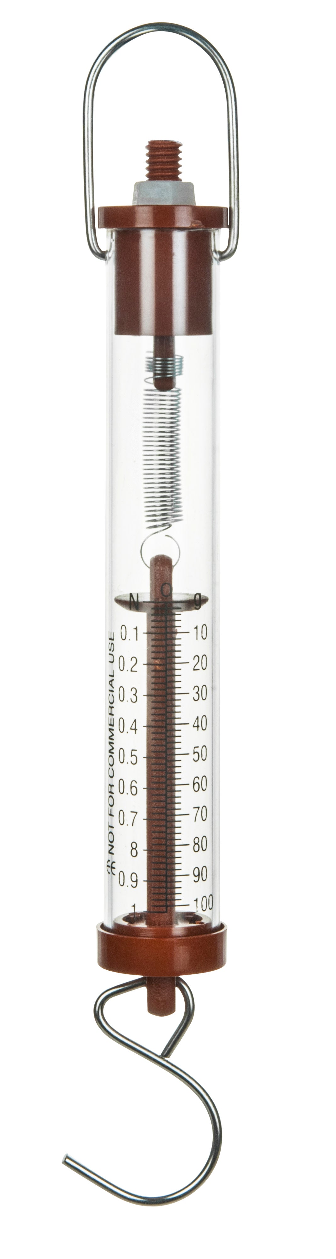 Eisco Labs - Acrylic Tubular Spring Scale (Dynamometer) 1N/100g Capaci