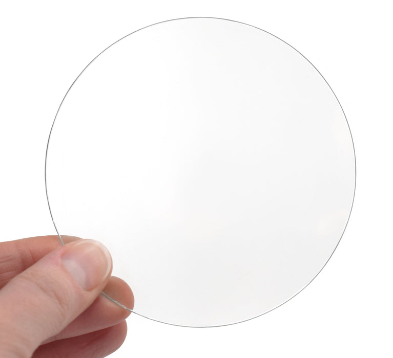 12PK Watch Glasses, 3.5" (9cm) - Cover Lids for Beakers & Flasks - Evaporation Dish - Polished with Ground Edges - Eisco Labs